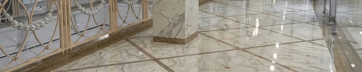 Beautiful marble floor professionally installed in Tallahassee, FL
